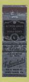 Matchbook Cover - Fahnestocks' Restaurant Lewistown PA WEAR