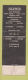 Matchbook Cover - Blum's San Francisco CA
