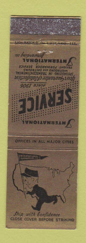 Matchbook Cover - International Forwarding Trucking WEAR