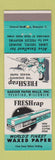 Matchbook Cover - Fresh Wrap Waxed Paper Badger Paper Peshtigo WI