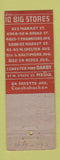 Matchbook Cover - Flash Auto Stores parts Philadelphia PA WEAR