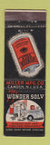 Matchbook Cover - Wonder Solv Rust Remover Camden NJ