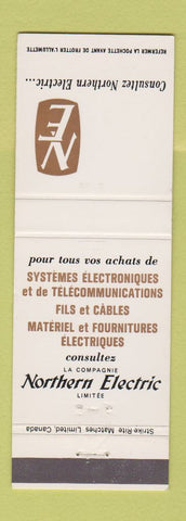 Matchbook Cover - Northern Electric Canada