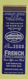 Matchbook Cover - French Dyers Cleaners Uniontown PA Sanitone