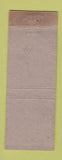 Matchbook Cover - Captiol Bar Grill Jean Lenowitz Scranton PA WEAR