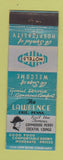 Matchbook Cover - Lawrence Hotel Erie PA WEAR