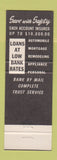 Matchbook Cover - Altoona Central Bank PA