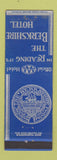 Matchbook Cover - Berkshire Hotel Reading PA