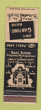 Matchbook Cover - John Giantonio Real Estate Paoli PA WEAR