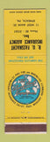 Matchbook Cover - RU Fassnacht Insurance Ephrata PA