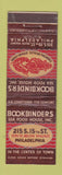 Matchbook Cover - Bookbinders Seafood Philadelphia PA WEAR