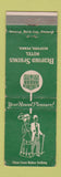 Matchbook Cover - Bedford Springs Hotel bedford PA WORN