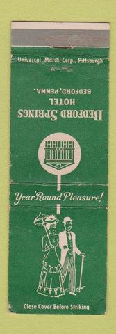 Matchbook Cover - Bedford Springs Hotel bedford PA WORN