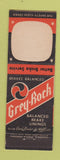 Matchbook Cover - Grey Rock Brake Linings