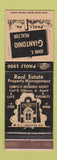 Matchbook Cover - John Giantonio Real Estate Paoli PA