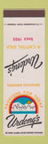 Matchbook Cover - Urdong's Women's Clothes Washington DC Rosslyn VA