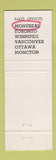 Matchbook Cover - Riverdale Town House Drapes Fabric Canada