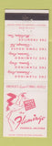 Matchbook Cover - Flamingo Phoenix AZ hotel