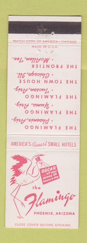 Matchbook Cover - Flamingo Phoenix AZ hotel