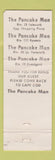 Matchbook Cover - Pancake Man Dennisport Falmouth MA