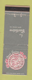 Matchbook Cover - Coral Lounge The Castlleton New Castle PA