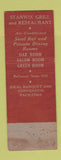 Matchbook Cover - Hotel Fort Stanwix Johnstown PA #1 RED WEAR