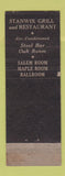 Matchbook Cover - Hotel Fort Stanwix Johnstown PA #1 BLACK WEAR