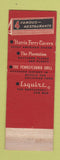 Matchbook Cover - Penn Harris Hotel Harrisburg PA WEAR