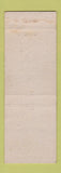 Matchbook Cover - Colonial Motor Lodge Denver PA WEAR