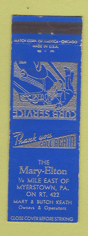 Matchbook Cover - The Mary Elton restaurant Myerstown PA
