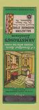 Matchbook Cover - Armstrong Linoleum Dallastown PA hardware WEAR