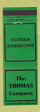 Matchbook Cover - The Thomas Company Bracebridge Muskoka AB