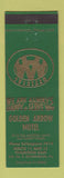 Matchbook Cover - Golden Arrow Motel Shamokin Dam PA Sellinsgrove