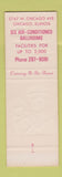 Matchbook Cover - Chateau Royale Catering Chicago IL SAMPLE