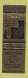 Matchbook Cover - Old Corner Hotel Williamsport PA