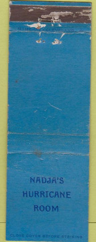 Matchbook Cover - Nadja's Hurricane Room WORN