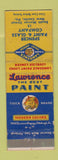 Matchbook Cover - Lawrence Paint Spencer Glass New Castle PA WEAR
