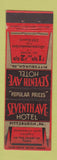 Matchbook Cover - Seventh Ave Hotel Pittsburgh PA WEAR