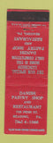 Matchbook Cover - Danish Pastry Shop Reading PA WEAR