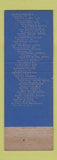 Matchbook Cover - Colonial Hotel York PA Grenoble
