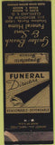 Matchbook Cover - Gustav Buesch Sons Funeral Home Cleveland OH