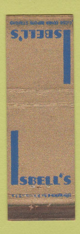 Matchbook Cover - Isbell's Restaurant Chicago IL WEAR