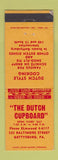 Matchbook Cover - The Dutch Cupboard Gettysburg PA