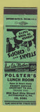 Matchbook Cover - Polster's Lunch Room Pittsburgh PA