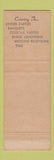 Matchbook Cover - Tremont Restaurant Seafood York PA lobster