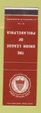 Matchbook Cover - Union League of Philadelphia PA
