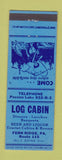 Matchbook Cover - Log Cabin Fern Ridge PA