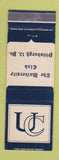 Matchbook Cover - University Club Pittsburgh PA