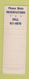 Matchbook Cover - University Club Pittsburgh PA