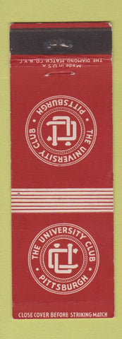 Matchbook Cover - University Club of Pittsburgh PA